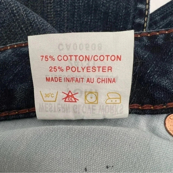 SILVER Toni Western Glove Works Bootcut Jeans Blue Wash Denim Size 24/31 NEW - Picture 10 of 12